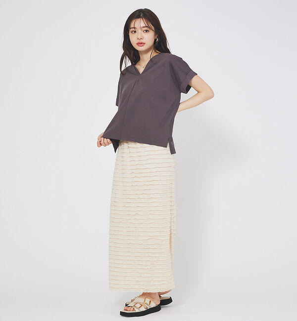 abahouse mavie「フリルティアードスカート」|スカート|