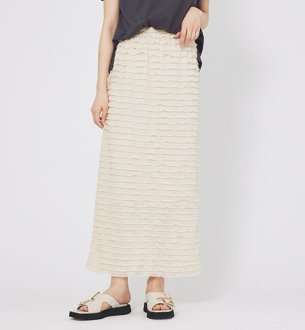 abahouse mavie「フリルティアードスカート」|スカート|