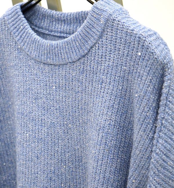abahouse mavie「ラメスパンコールゆるニット」|ニット・セーター|