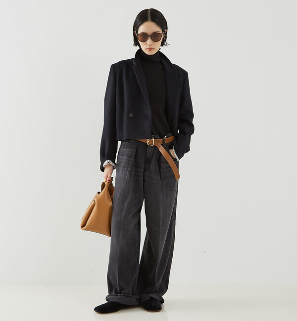 The Store by C' 「【HAIKURE】CANDY BLACK TENCEL ASIANFIT／ブラッ」|デニム|