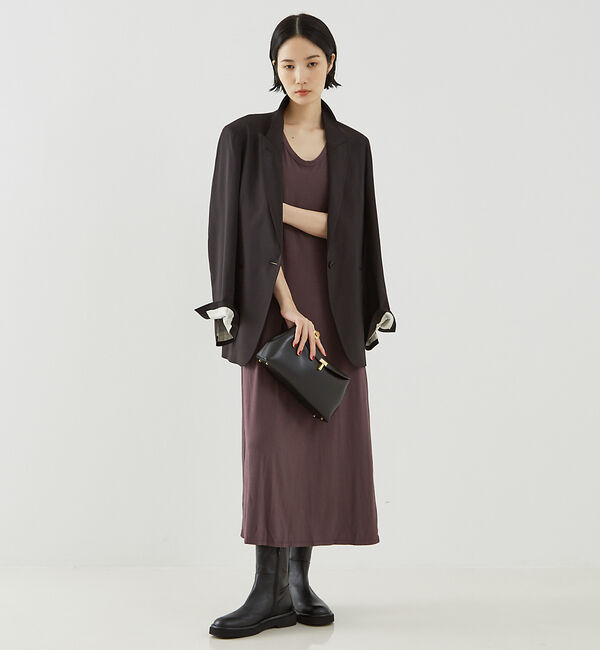 The Store by C' 「【determ;】【別注】マキシドレス」|ワンピース|ブラウン