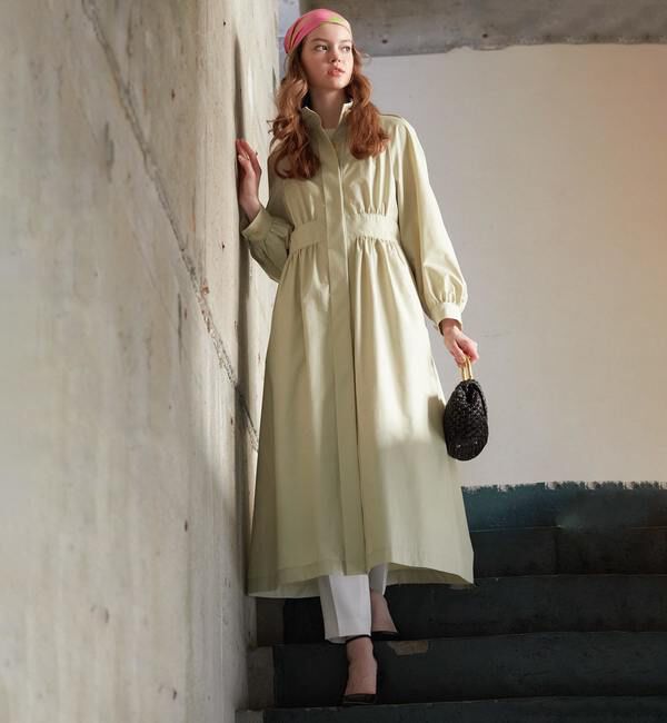 TIARA「ギャザーコート」|その他|グリーン