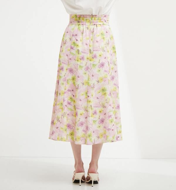 TIARA「カルゼフラワープリントマーメイドスカート」|スカート|