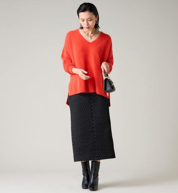 TIARA「モールふくれジャカードタイトスカート」|スカート|