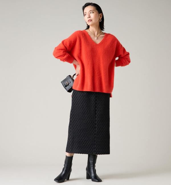 TIARA「モールふくれジャカードタイトスカート」|スカート|