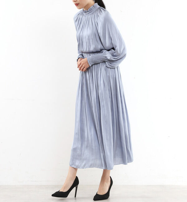 TIARA「《定番》2wayフリルネックギャザーブラウス」|シャツ・ブラウス|