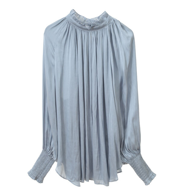 TIARA「《定番》2wayフリルネックギャザーブラウス」|シャツ・ブラウス|