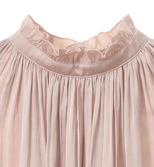 TIARA「《定番》2wayフリルネックギャザーブラウス」|シャツ・ブラウス|