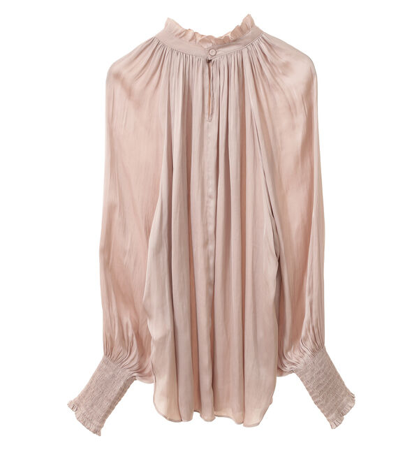 TIARA「《定番》2wayフリルネックギャザーブラウス」|シャツ・ブラウス|