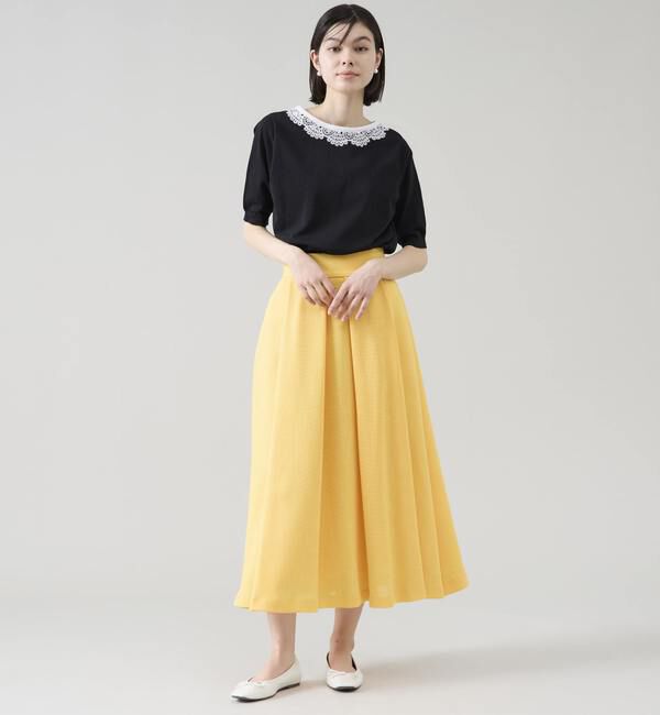 TIARA「タックフレアハイウエストスカート」|スカート|