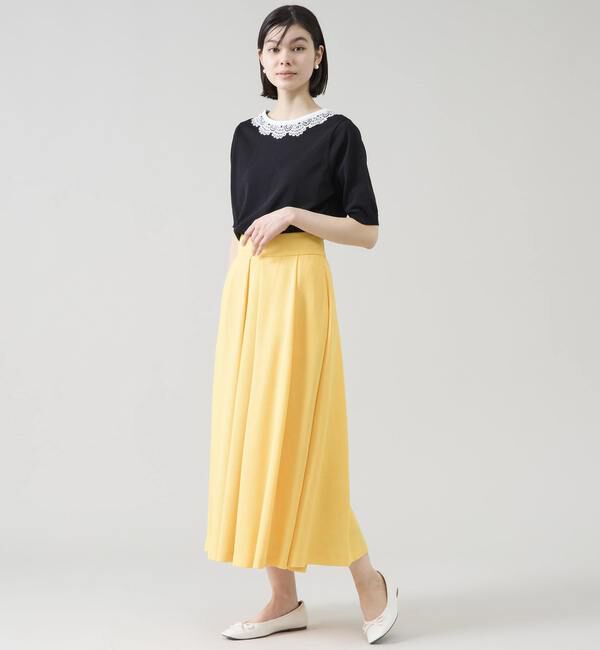 TIARA「タックフレアハイウエストスカート」|スカート|