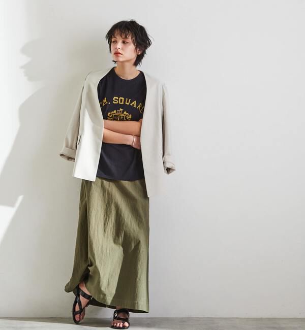 Liesse「Aラインロングスカート（セットアップ対応可）」|スカート|