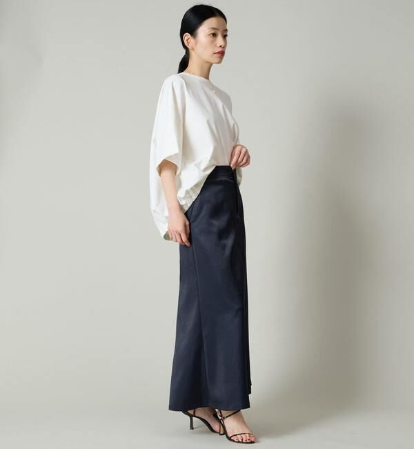 Liesse「サテンフレアスカート」|スカート|