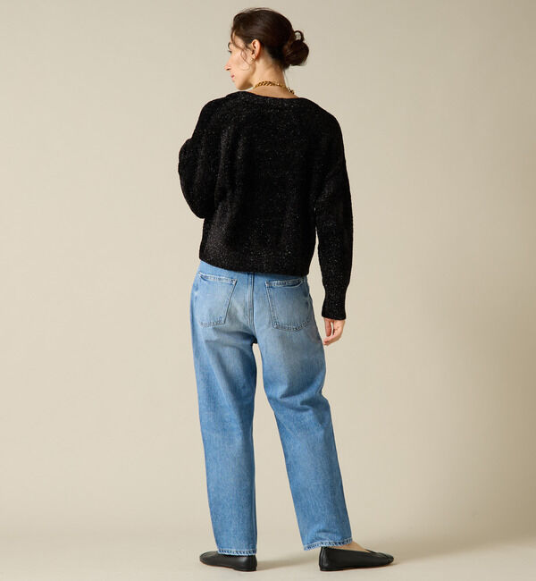 Liesse「2WAYラメニット」|カーディガン|