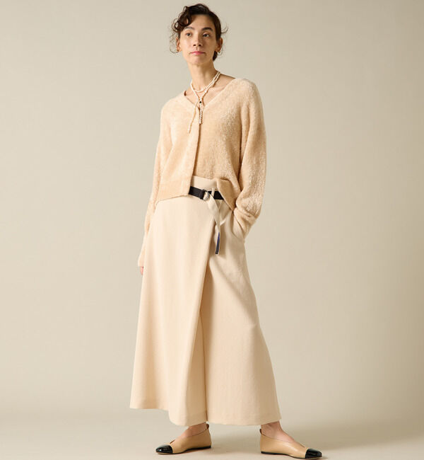 Liesse「2WAYラメニット」|カーディガン|