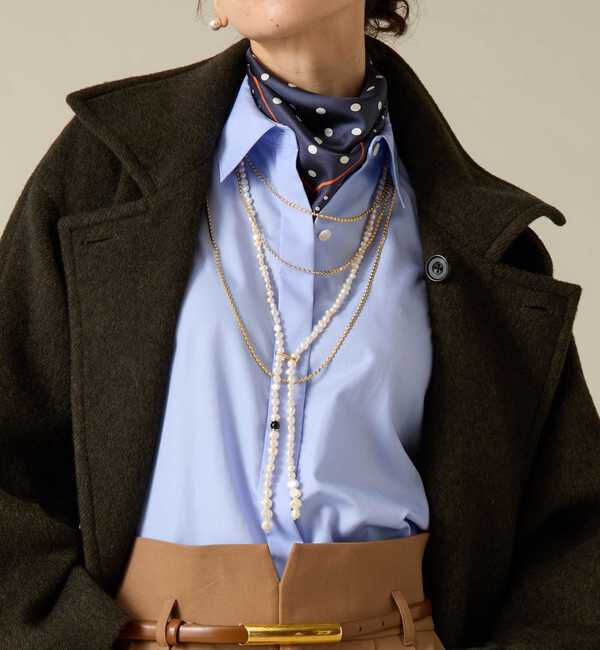 Liesse「EASY CAREオーバーサイズシャツ」|シャツ・ブラウス|