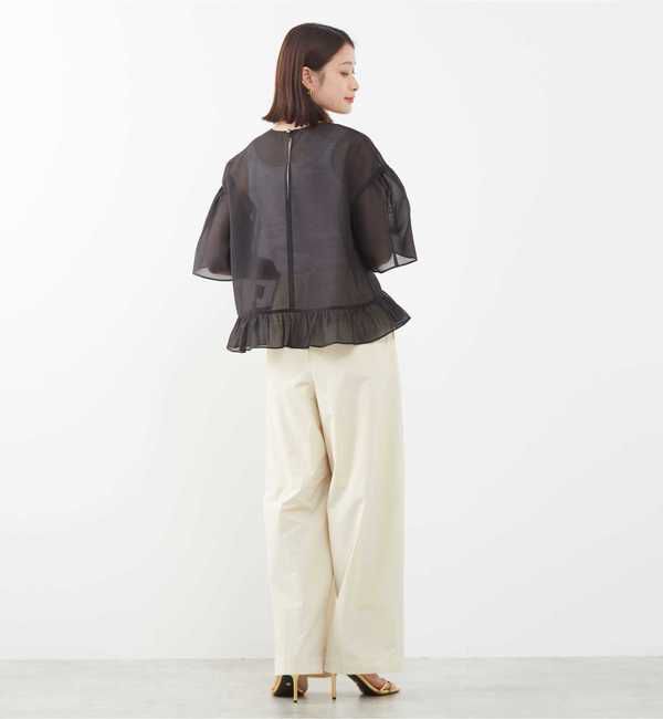 Soffitto「シアーフリルブラウス」|シャツ・ブラウス|