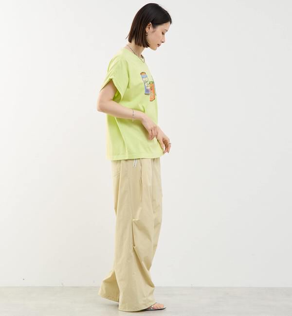 Soffitto「ヴィンテージ風プリント入りフレンチスリーブTシャツ」|Tシャツ・カットソー|