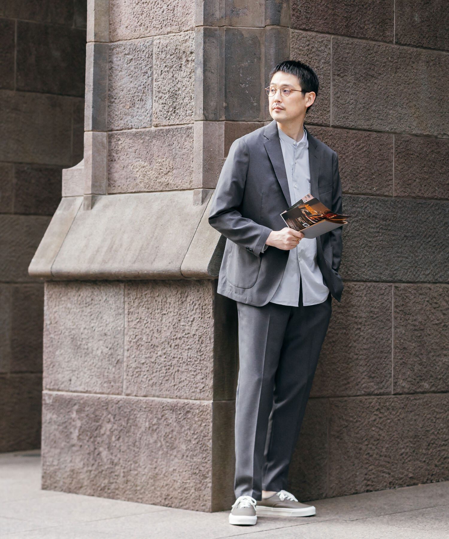 URBAN RESEARCH DOORS「LIFE STYLE TAILOR　リネンライクコンフォータブルパンツ」|スラックス|