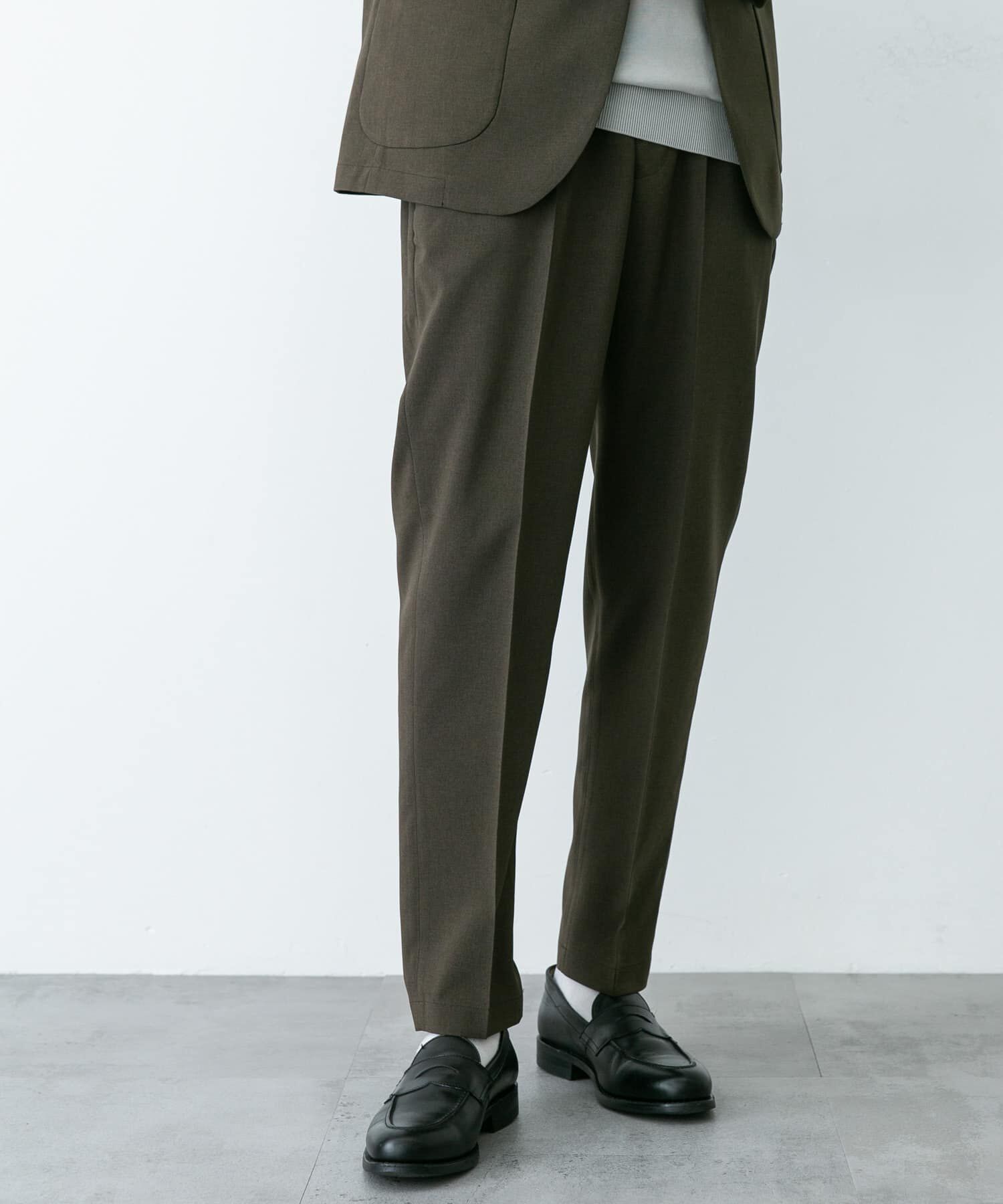 URBAN RESEARCH DOORS「LIFE STYLE TAILOR　リネンライクコンフォータブルパンツ」|スラックス|