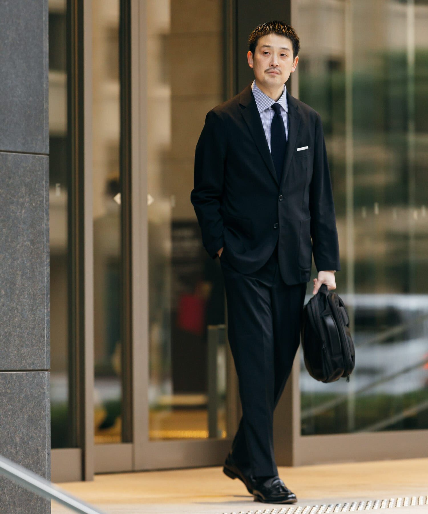 URBAN RESEARCH DOORS「LIFE STYLE TAILOR　リネンライクコンフォータブルパンツ」|スラックス|