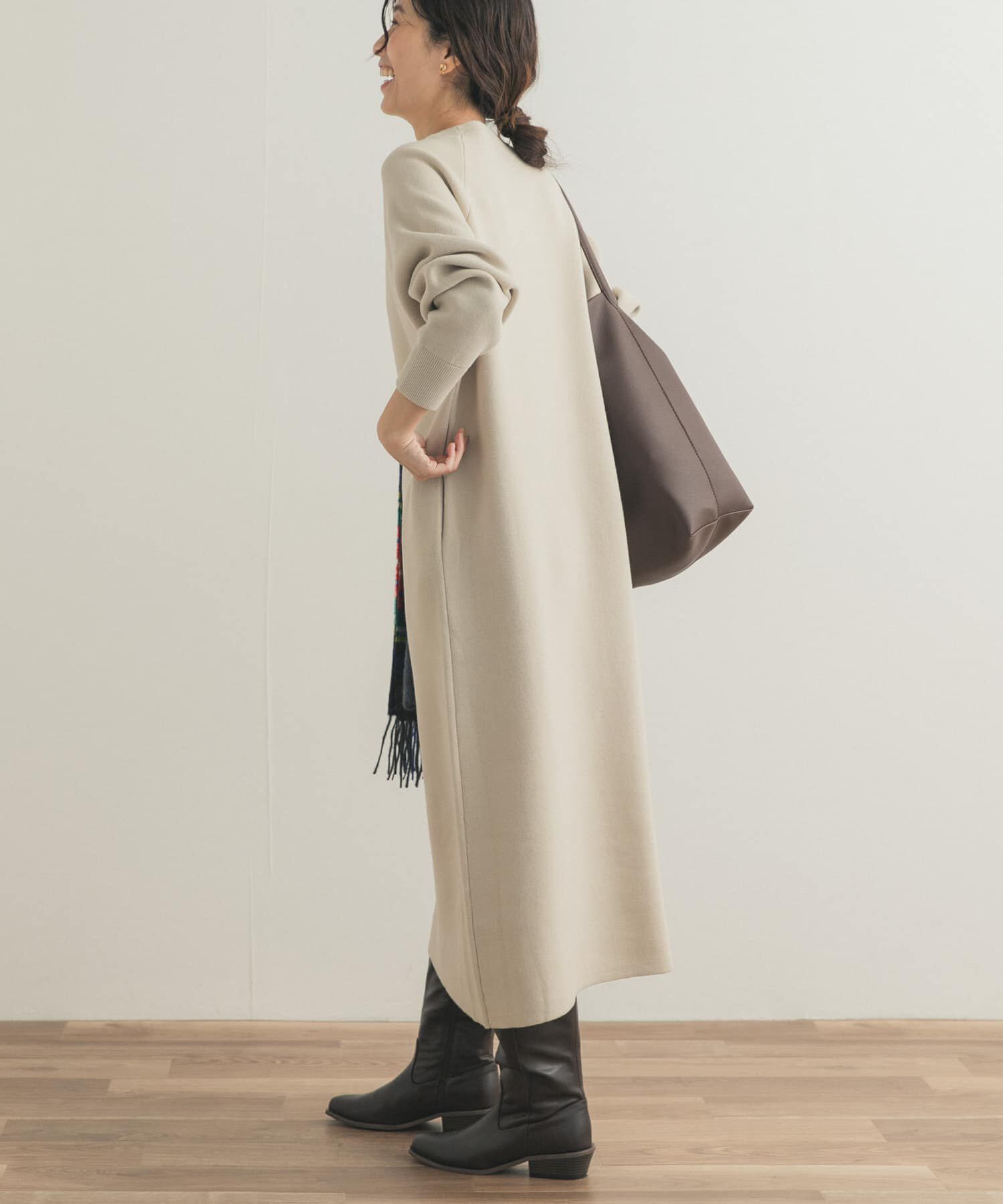 URBAN RESEARCH DOORS「スウェットライクニットワンピース」|ワンピース|