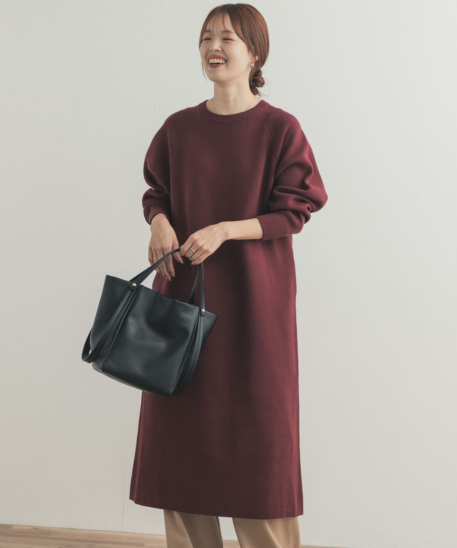 URBAN RESEARCH DOORS「スウェットライクニットワンピース」|ワンピース|