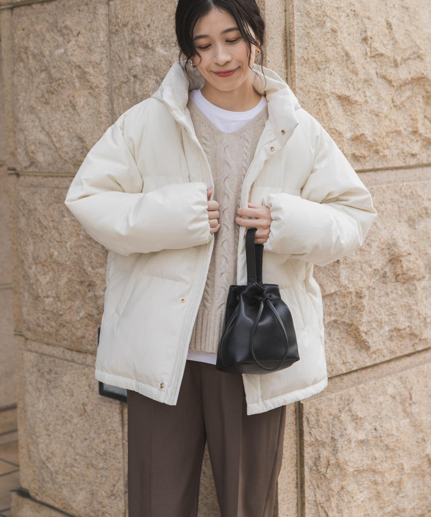 URBAN RESEARCH DOORS「ミドルダウンジャケット」|ダウン|