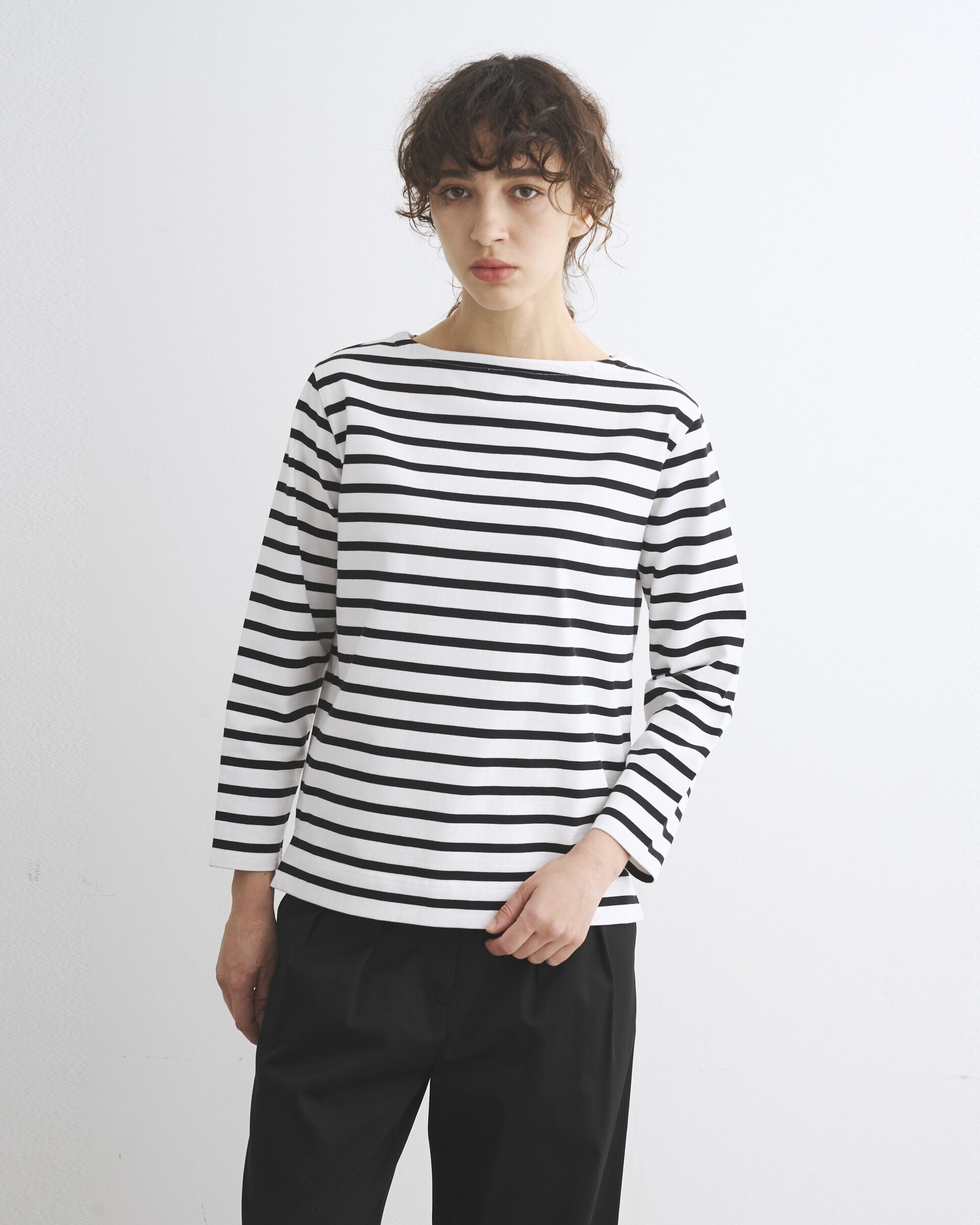 Traditional Weatherwear「LYMM」|Tシャツ・カットソー|ﾎﾜｲﾄ&times;ﾌﾞﾗｯｸ