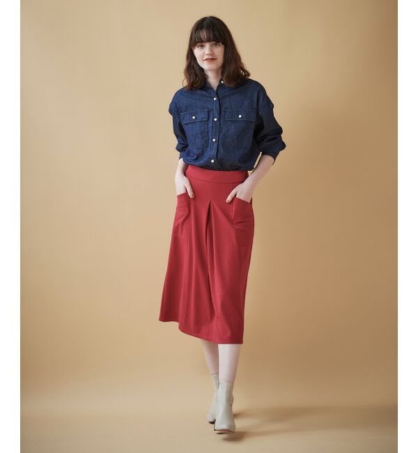 le.coeur blanc「ポンチボックススカート」|スカート|