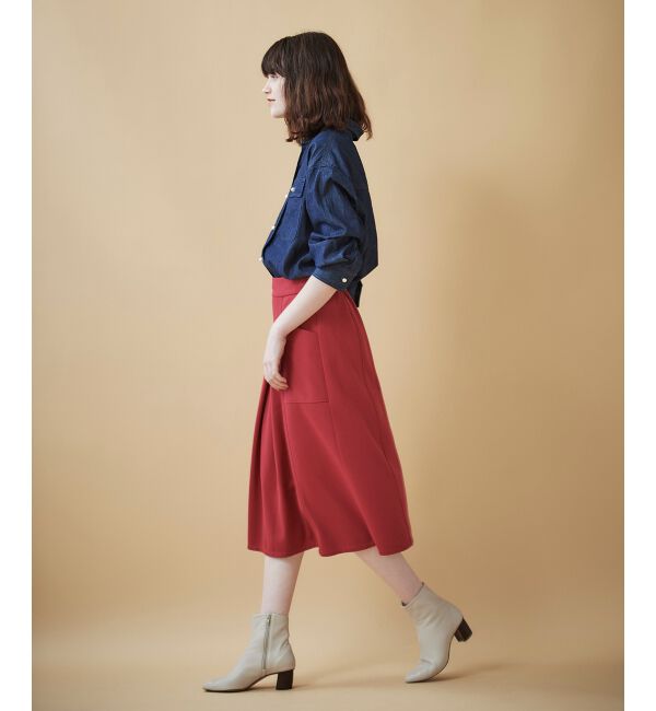 le.coeur blanc「ポンチボックススカート」|スカート|