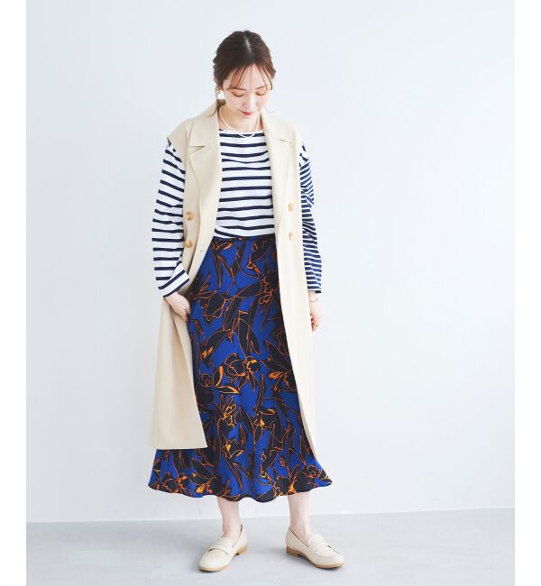 le.coeur blanc「IPEKER プリントフレアスカート」|フレア|