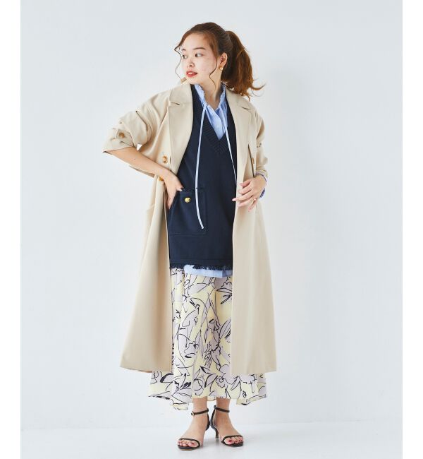 le.coeur blanc「IPEKER プリントフレアスカート」|フレア|