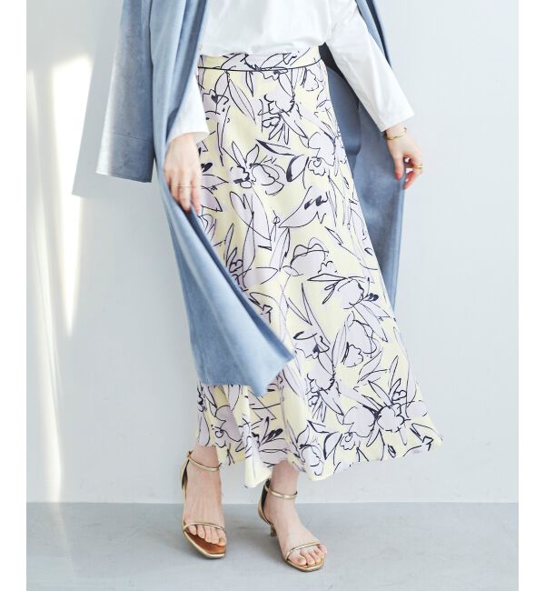 le.coeur blanc「IPEKER プリントフレアスカート」|フレア|