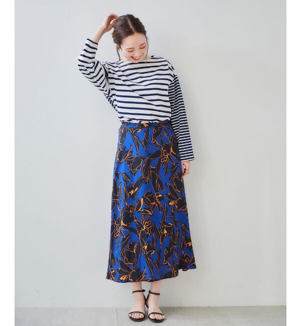 le.coeur blanc「IPEKER プリントフレアスカート」|フレア|