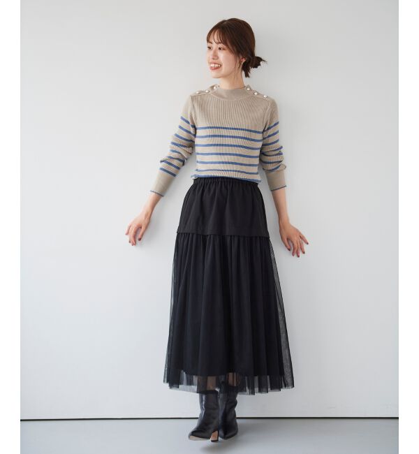 le.coeur blanc「チュールキリカエスカート」|スカート|