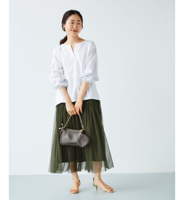 le.coeur blanc「チュールキリカエスカート」|スカート|