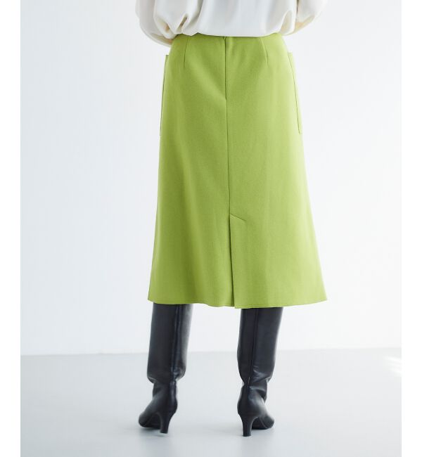 le.coeur blanc「ジャージーメルトントラペーズスカート」|スカート|