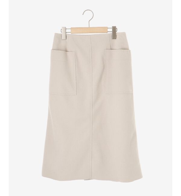 le.coeur blanc「ジャージーメルトントラペーズスカート」|スカート|