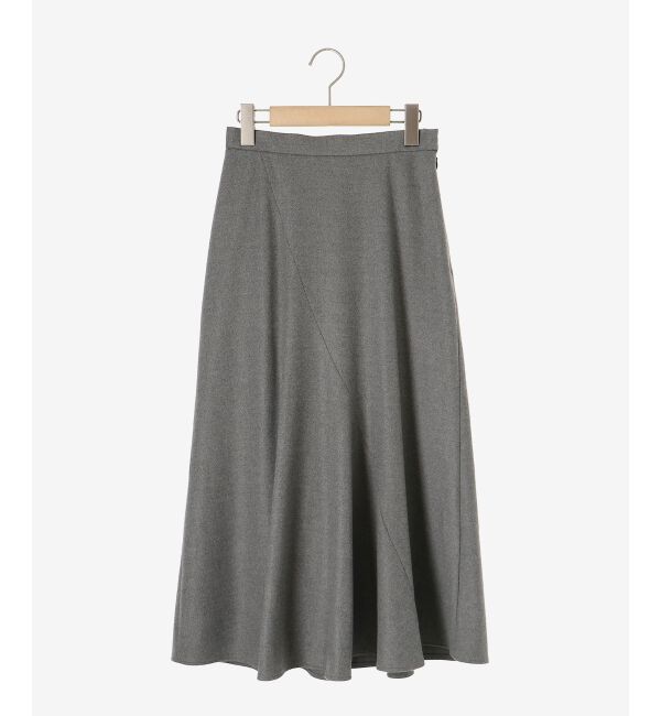 le.coeur blanc「《手洗い可能》カシミヤタッチフレアスカート」|フレア|