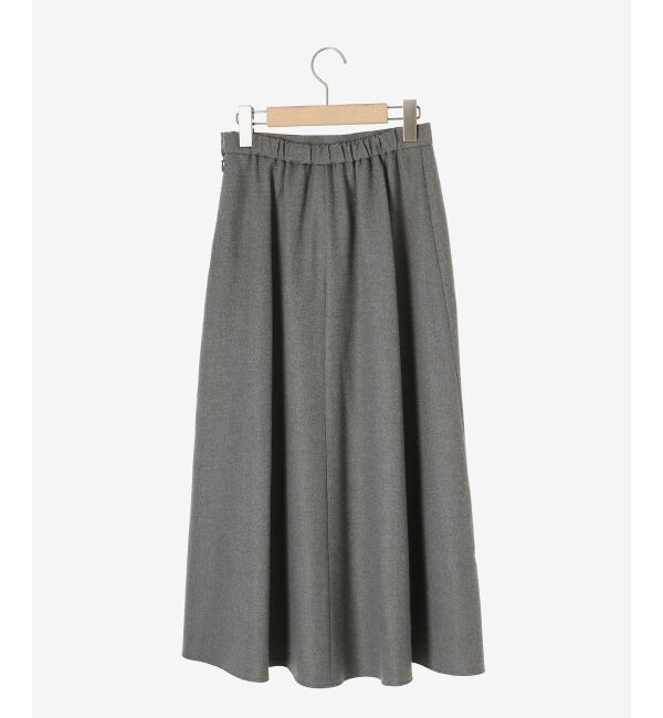 le.coeur blanc「《手洗い可能》カシミヤタッチフレアスカート」|フレア|
