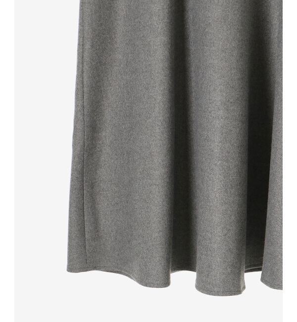 le.coeur blanc「《手洗い可能》カシミヤタッチフレアスカート」|フレア|