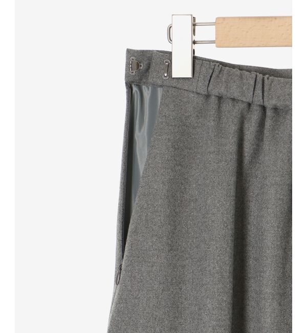 le.coeur blanc「《手洗い可能》カシミヤタッチフレアスカート」|フレア|