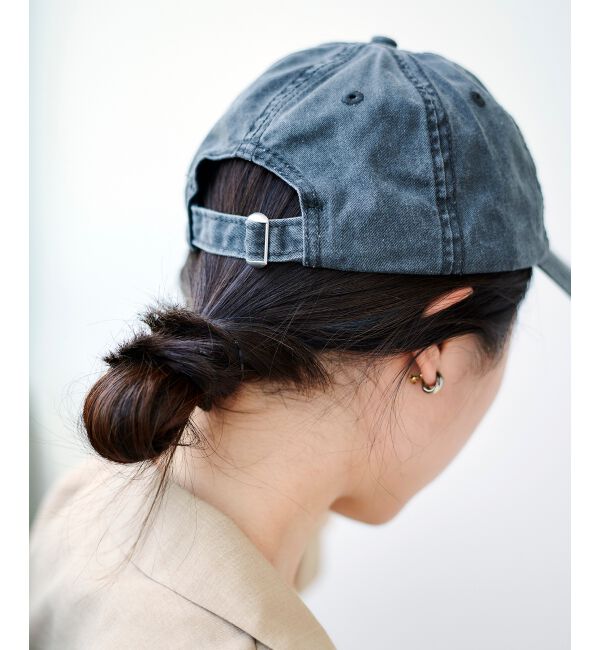 le.coeur blanc「ピグメント加工モチーフCAP」|キャップ・キャスケット|