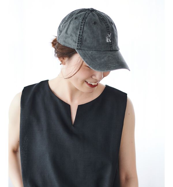 le.coeur blanc「ピグメント加工モチーフCAP」|キャップ・キャスケット|