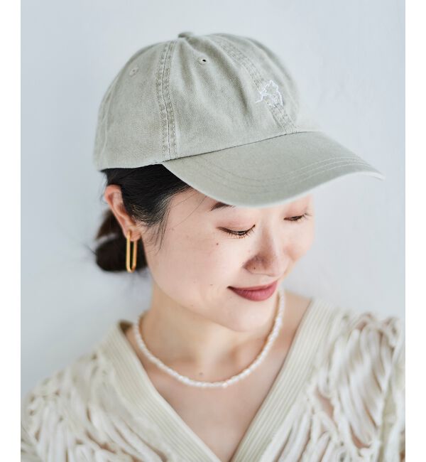 le.coeur blanc「ピグメント加工モチーフCAP」|キャップ・キャスケット|