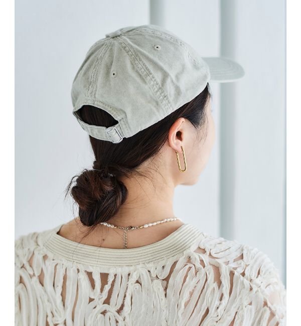 le.coeur blanc「ピグメント加工モチーフCAP」|キャップ・キャスケット|