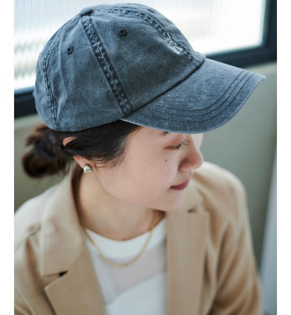le.coeur blanc「ピグメント加工モチーフCAP」|キャップ・キャスケット|