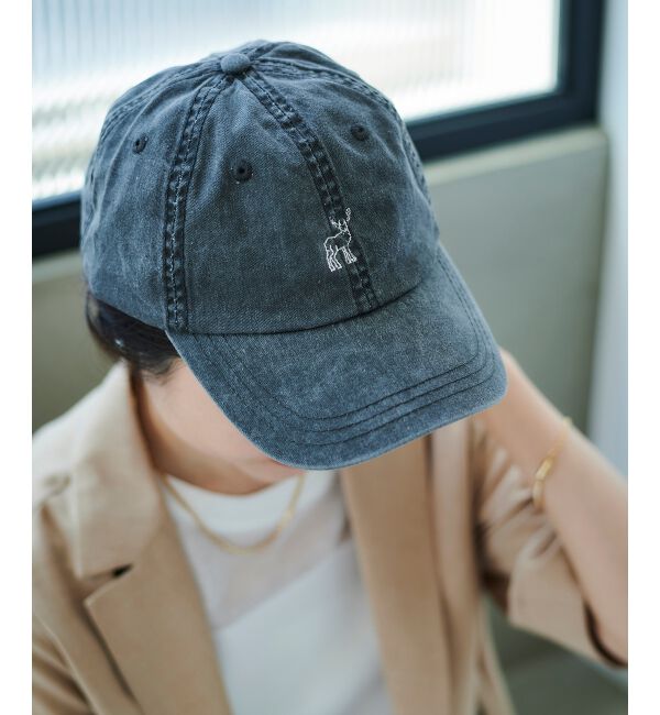 le.coeur blanc「ピグメント加工モチーフCAP」|キャップ・キャスケット|