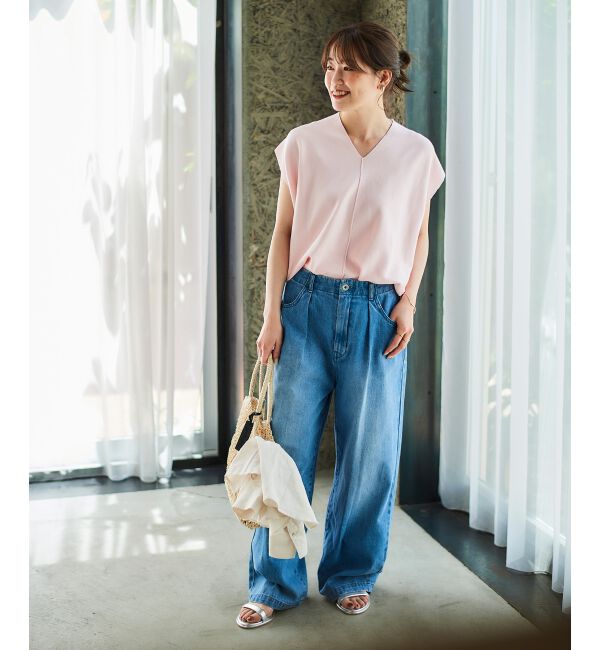 le.coeur blanc「《手洗い可能》ガーターアミコクーンシルエットニット」|ニット・セーター|